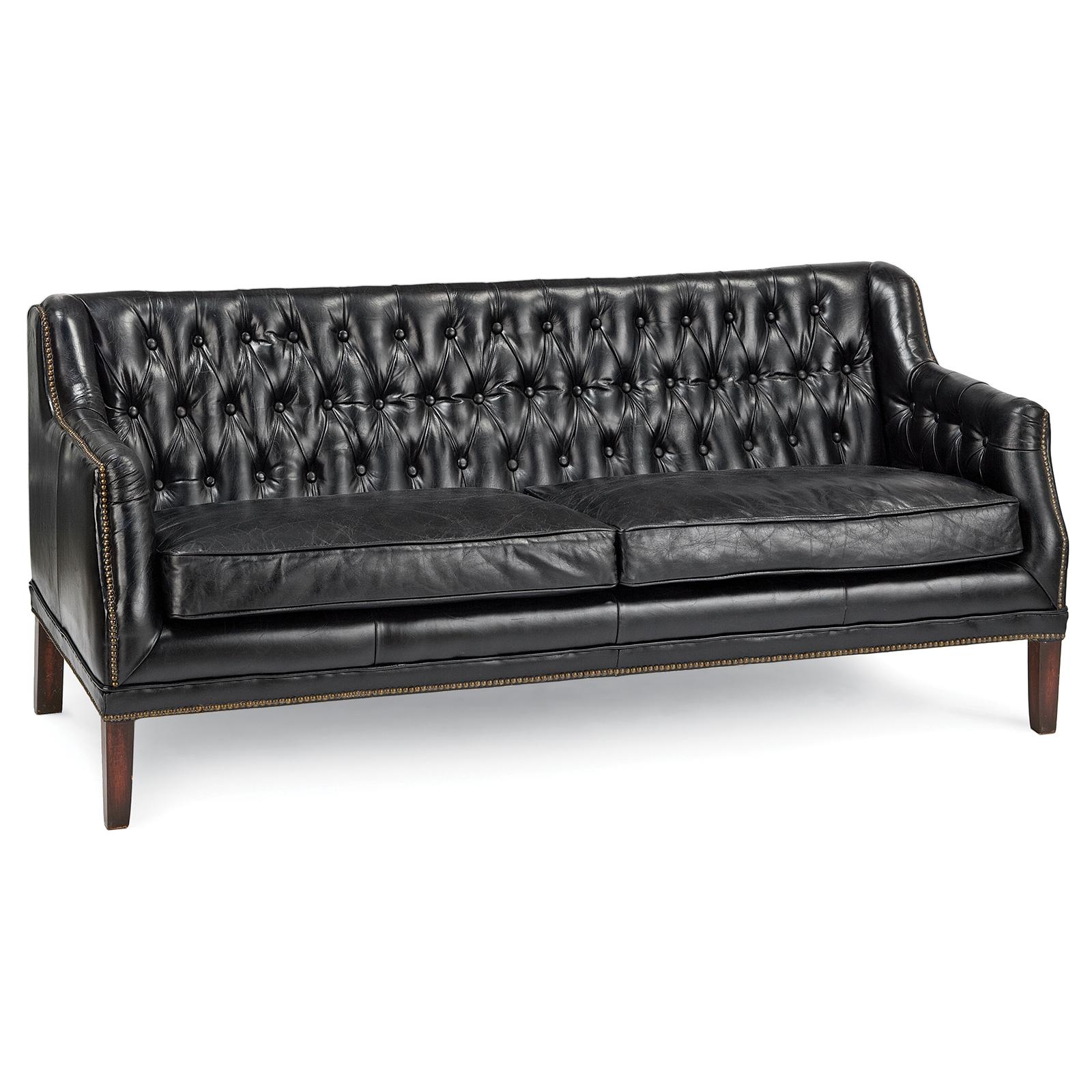 Leather Equestrian Sofa Regina Andrew Detroit